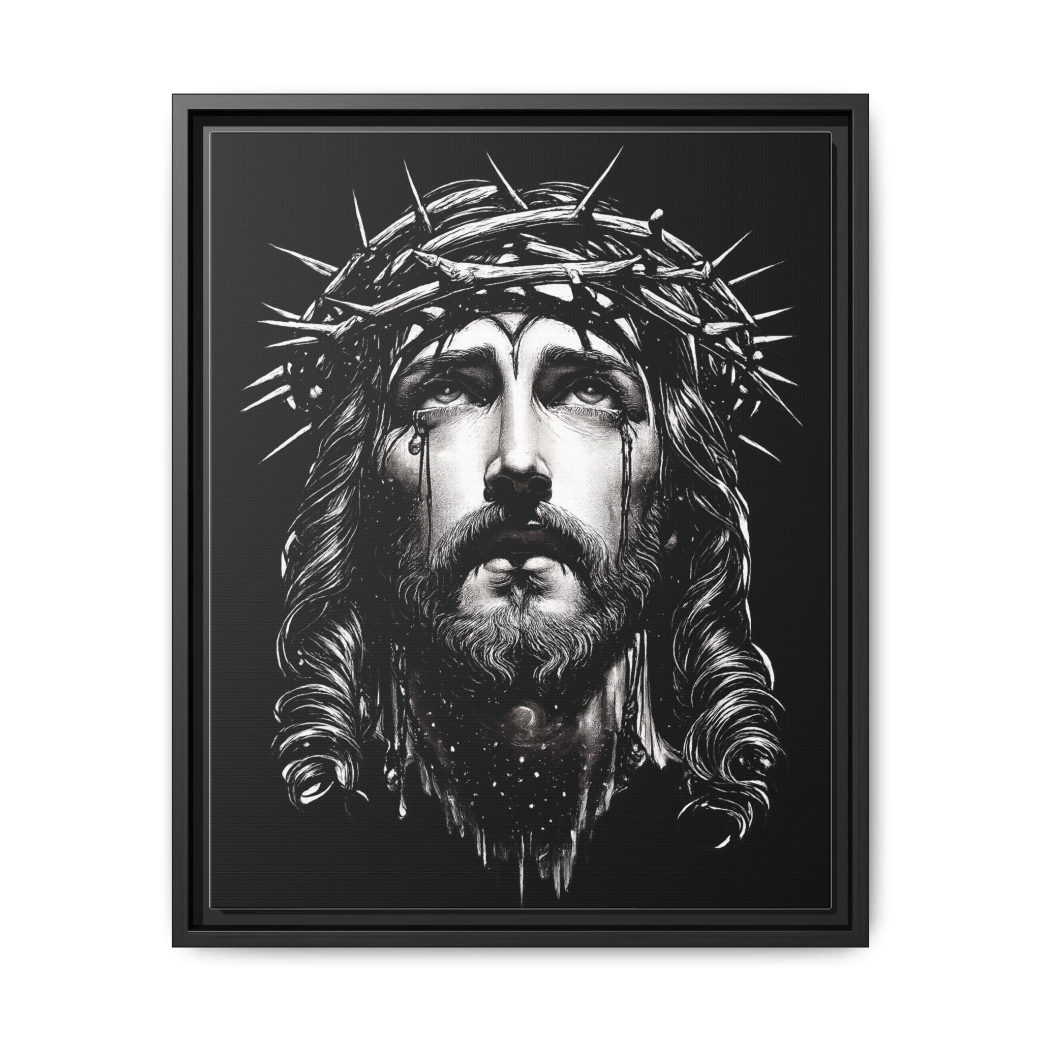 1. The Sacred Gaze (White and Black)