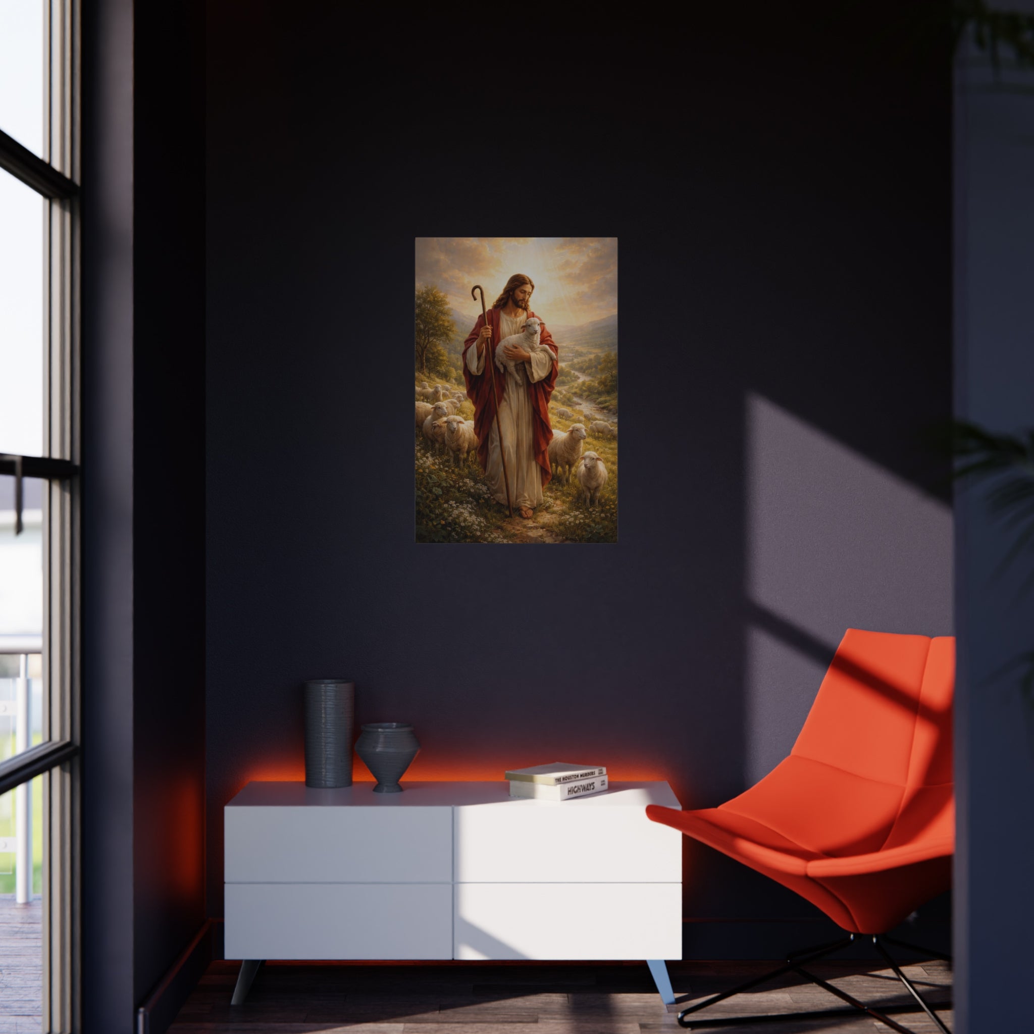 Jesus the Good Shepherd - Religious Christian Wall Art