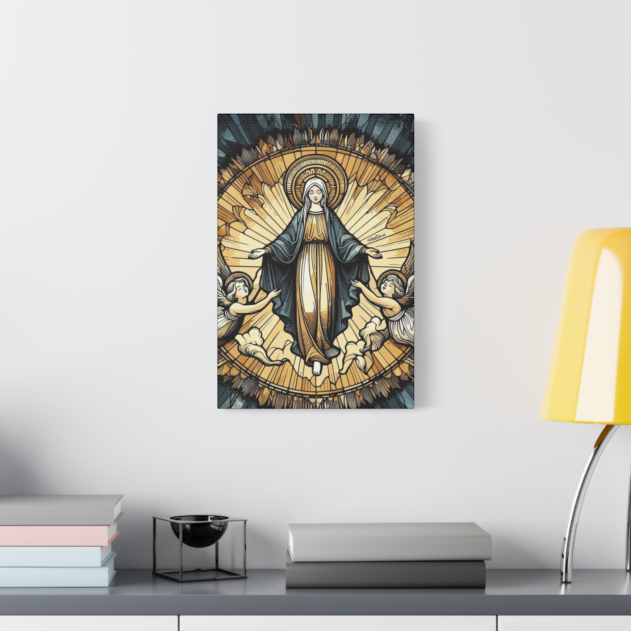 Virgin Mary - Mystic Matte Canvas, Stretched, 1.25"