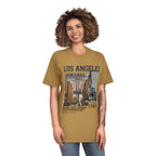 Los Angeles NYC Vintage Graphic Tee — 'Enjoy The Moment' Faded Shirt