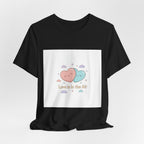 Love Is In The Air tee | Micro-Romance pastel hearts, Galentine’s self-love