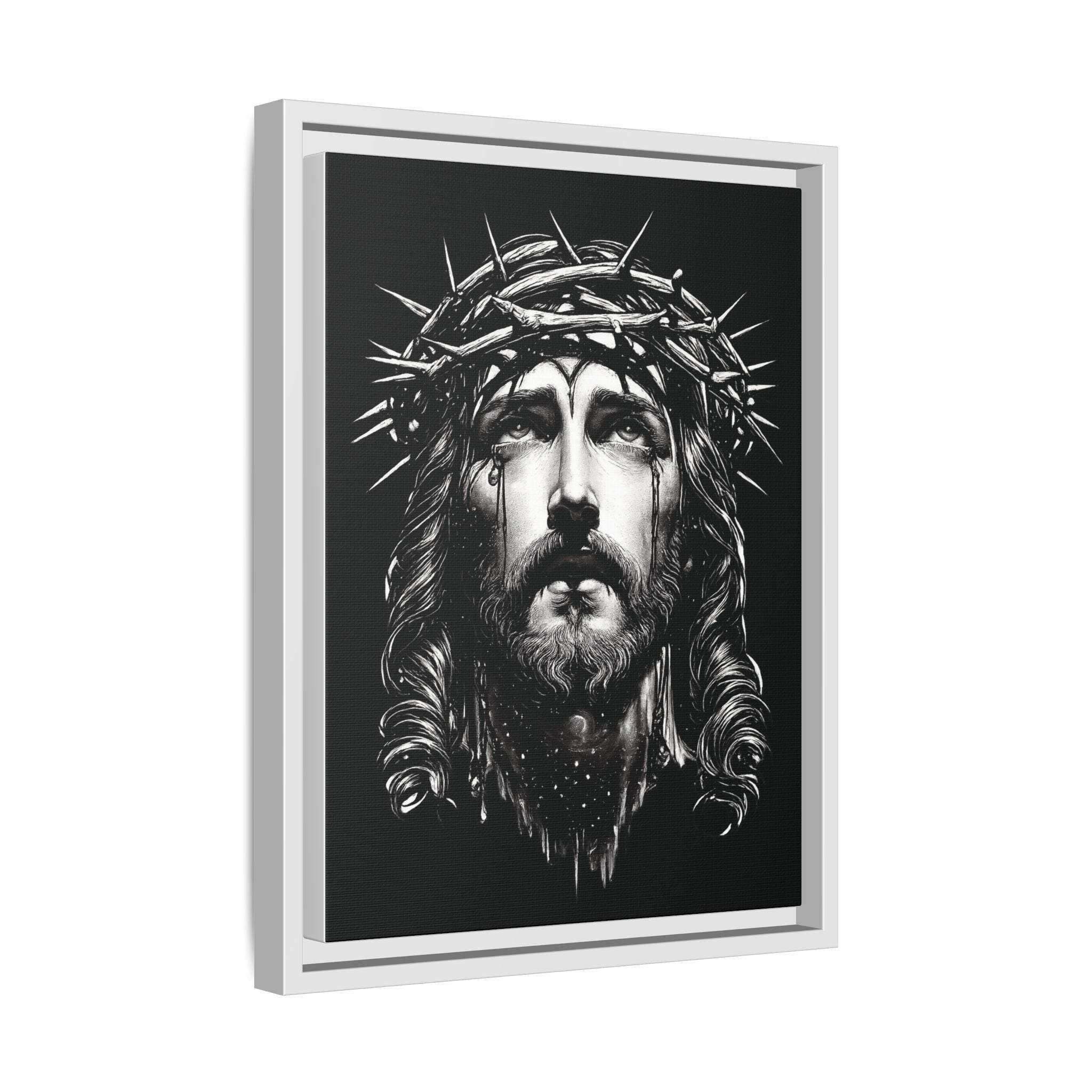 1. The Sacred Gaze (White and Black)