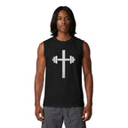 Christian Cross Barbell Muscle Tank — Faith & Fitness Gym Shirt