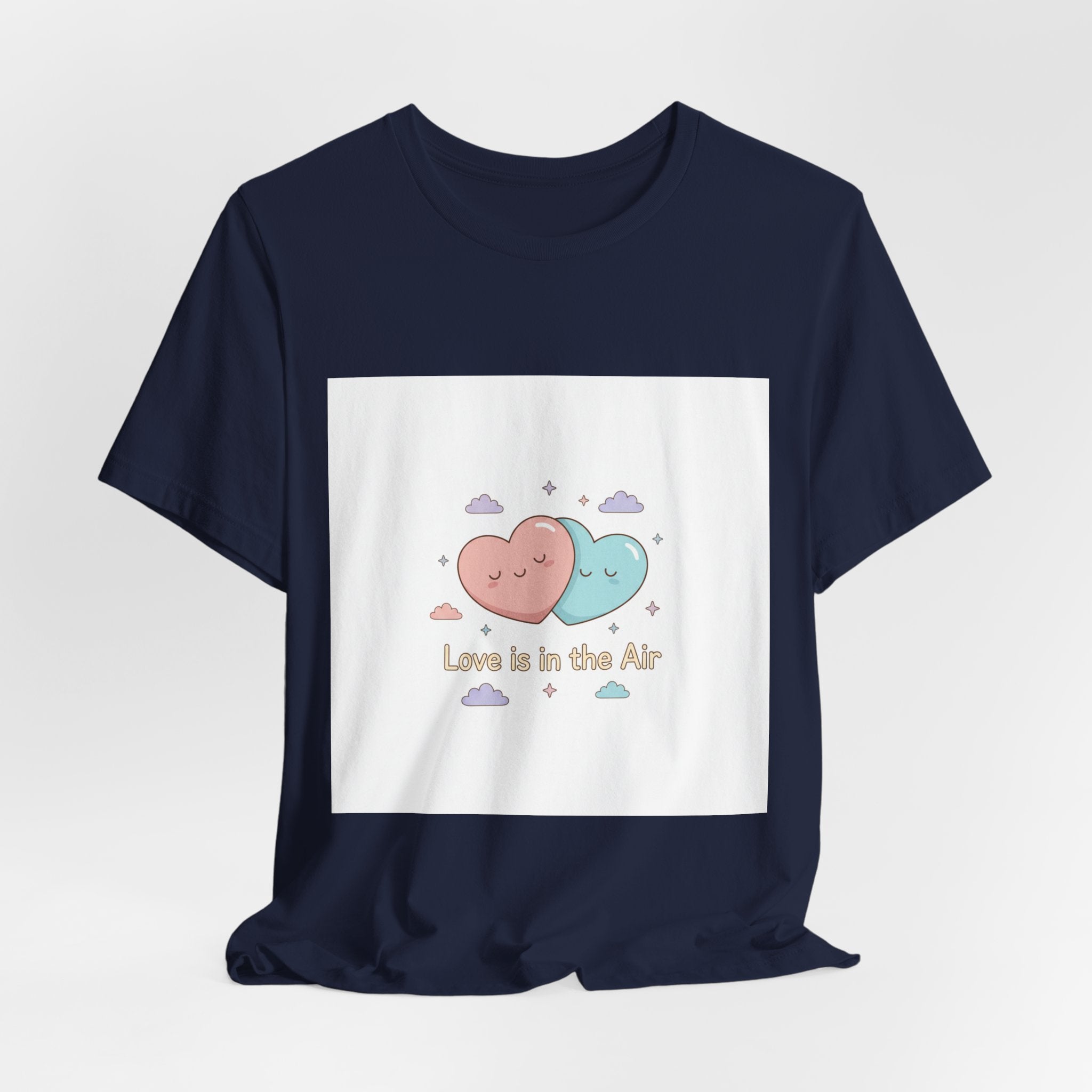 Love Is In The Air tee | Micro-Romance pastel hearts, Galentine’s self-love