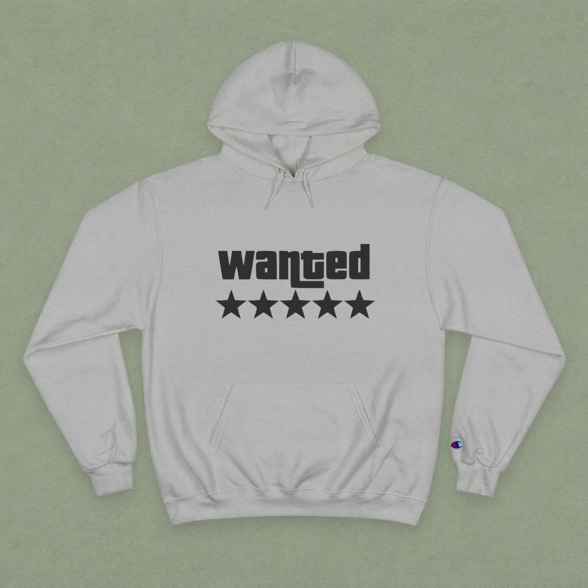 Wanted Five-Star Hoodie — Graphic Champion Pullover
