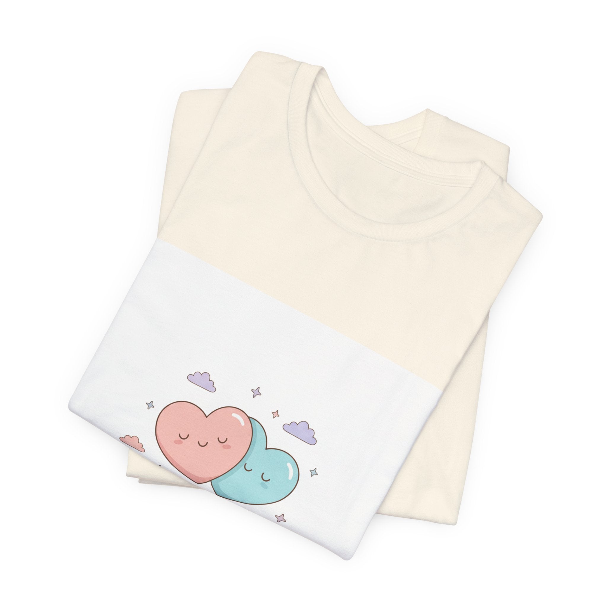 Love Is In The Air tee | Micro-Romance pastel hearts, Galentine’s self-love