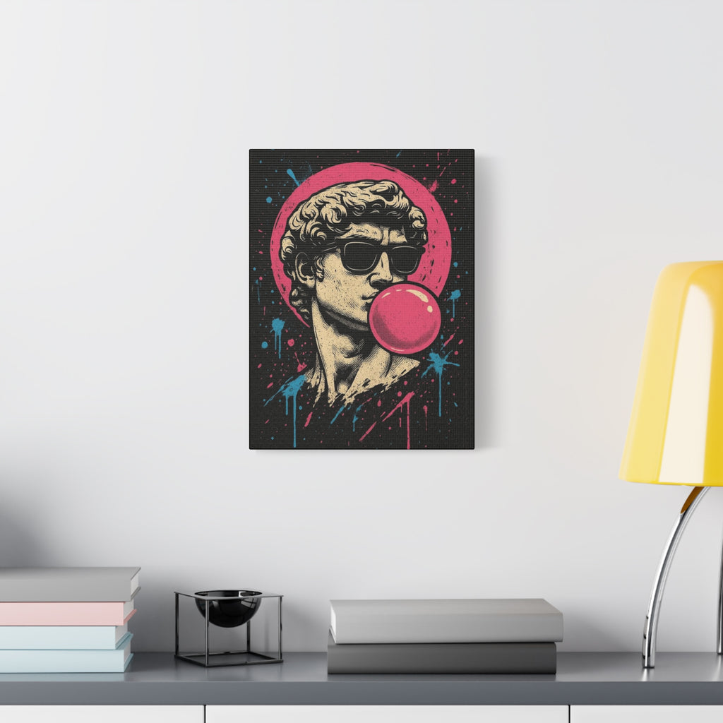 Retro Pop David Bust Canvas