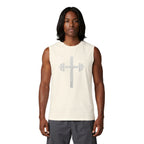 Christian Cross Barbell Muscle Tank — Faith & Fitness Gym Shirt