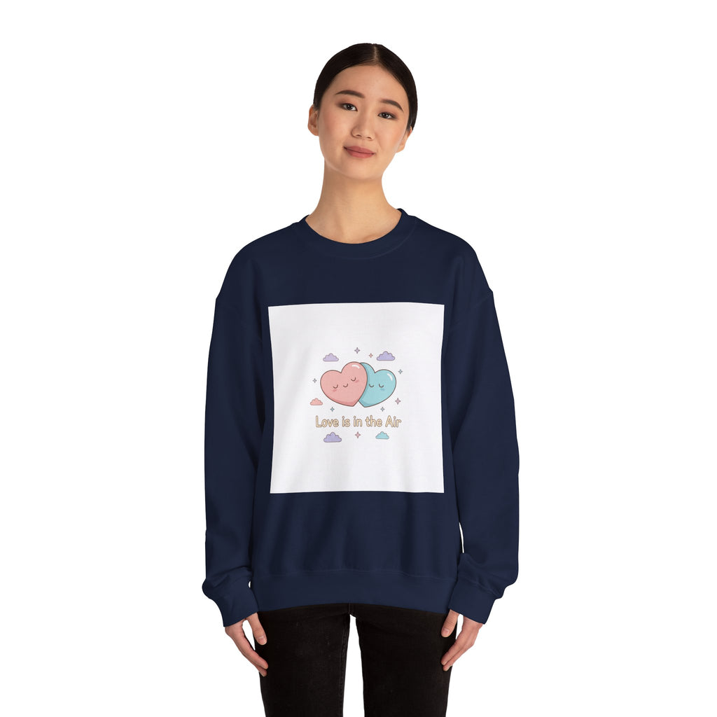 Love Is in the Air Sweatshirt | Micro-Romance Pastel Hearts, Galentine’s, Self-Love