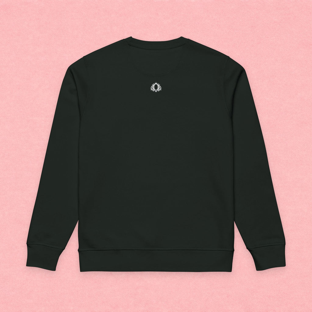 Sweatshirt — 'AURA' Rock Logo Organic Crewneck