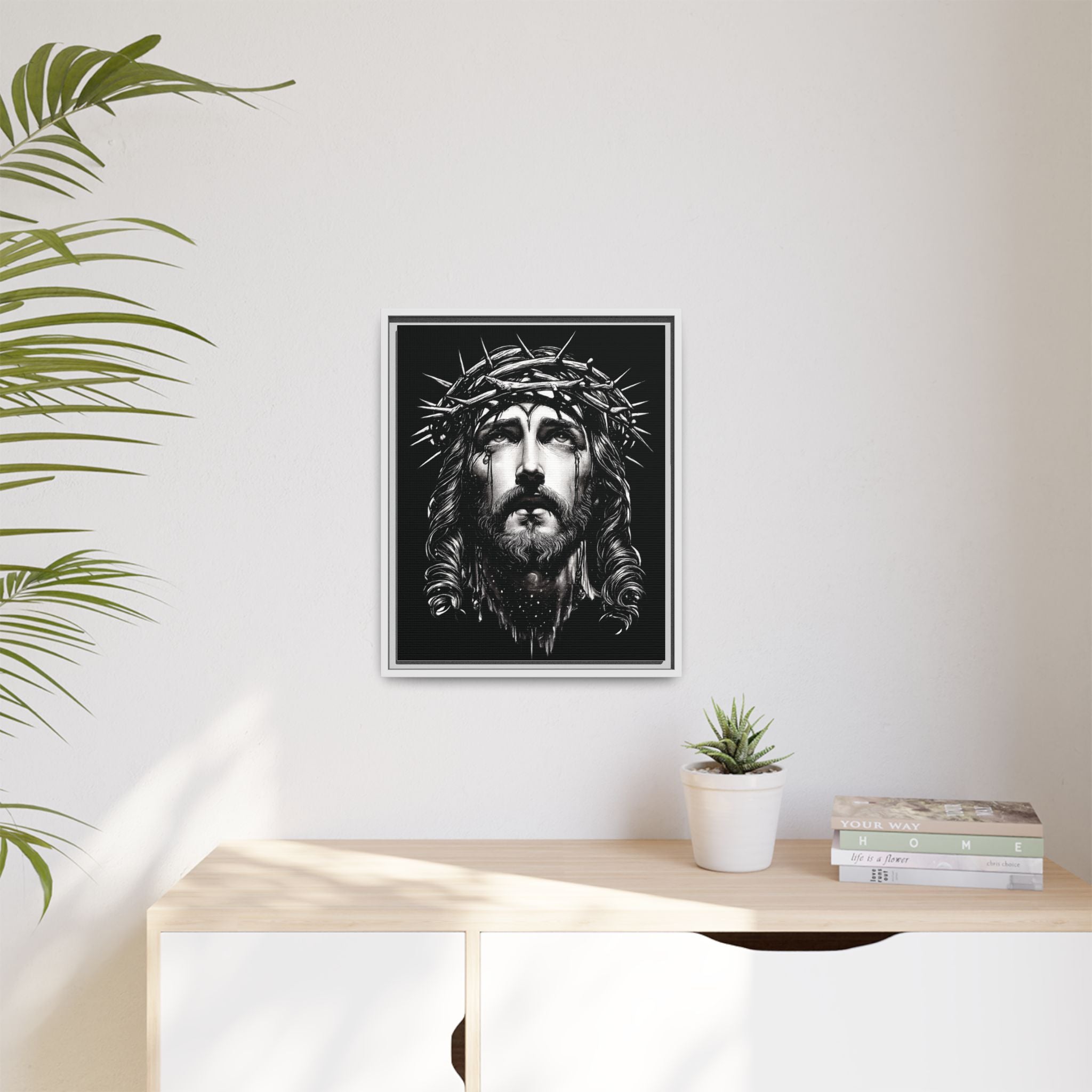 1. The Sacred Gaze (White and Black)