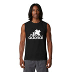 Adonai Logo Muscle Tank — Christian Faith Graphic Tank Top
