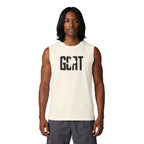 GOAT Muscle Tank Top — Number 91 Graphic Back, Athletic Streetwear