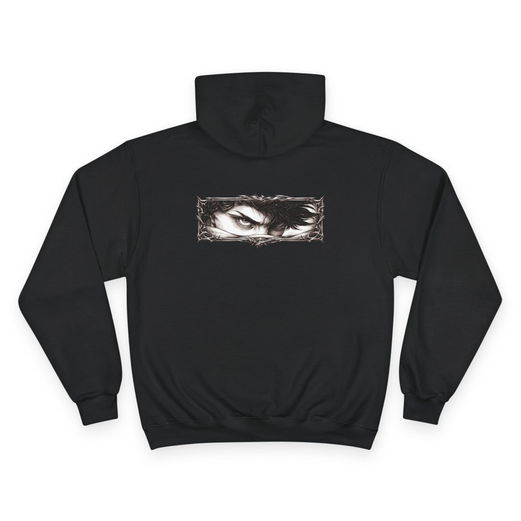 Eyes of the Champion Hoodie — Intense Gaze Graphic Pullover