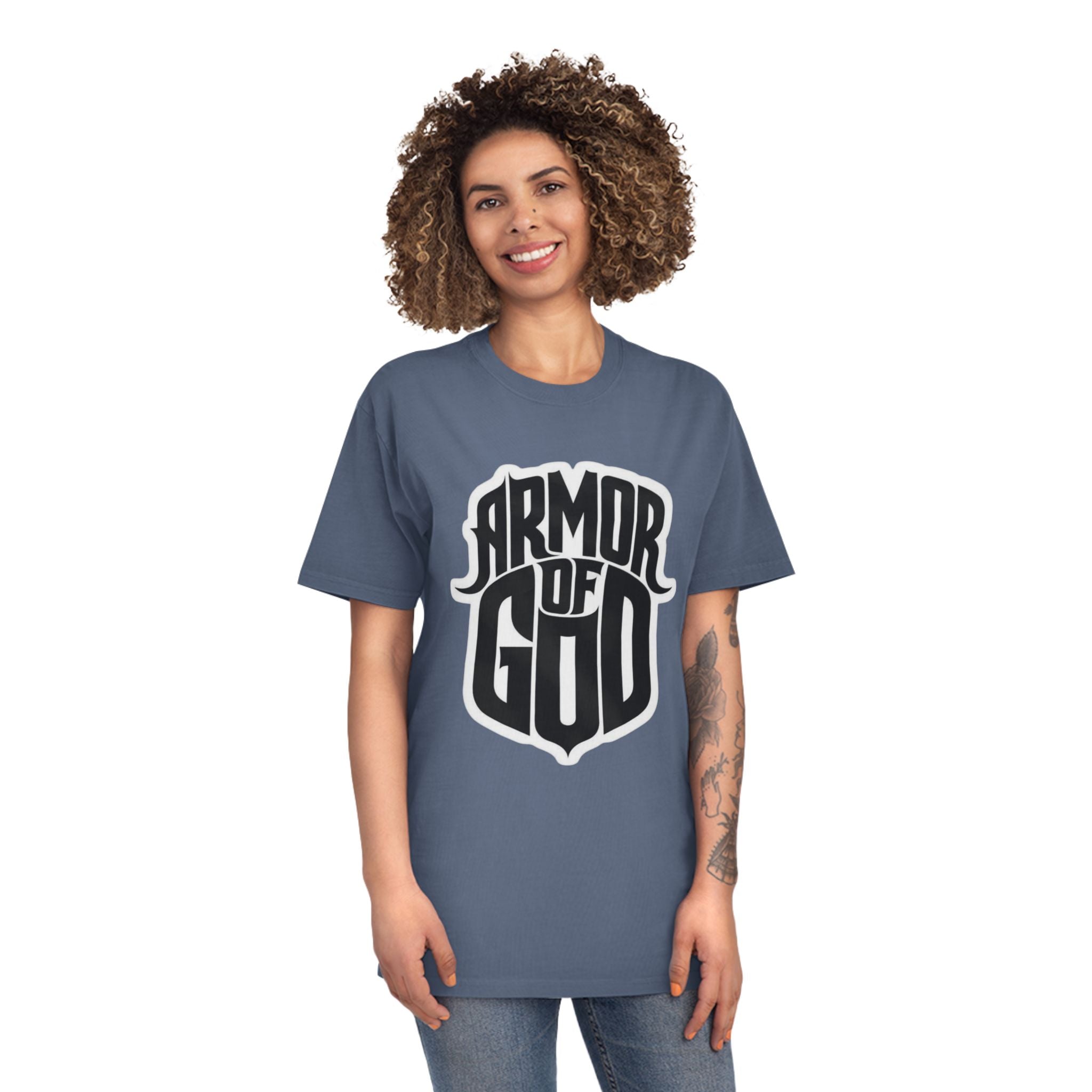 Armor of God T‑Shirt — Christian Faith Shield Tee