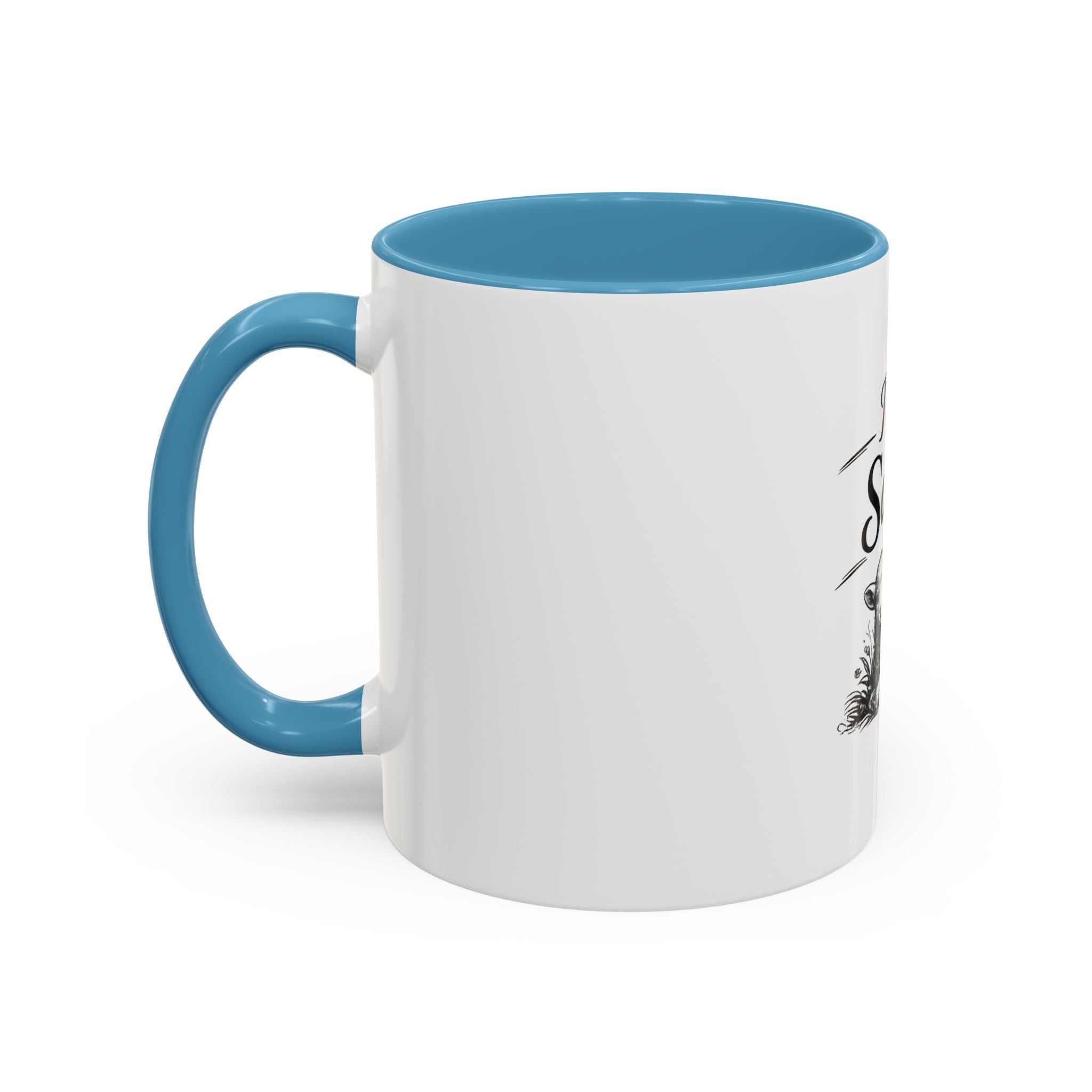 I Am Saved Lamb Coffee Mug — Christian Faith Accent Mug (11/15 oz)