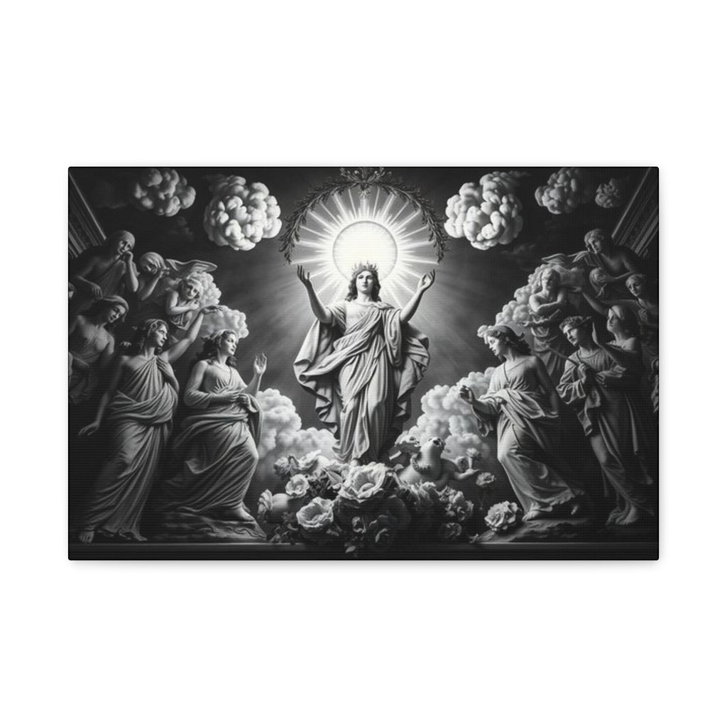 Resurrection Jesus Matte Canvas Wall Art — Stretched Religious Christian Print