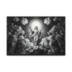 Resurrection Jesus Matte Canvas Wall Art — Stretched Religious Christian Print