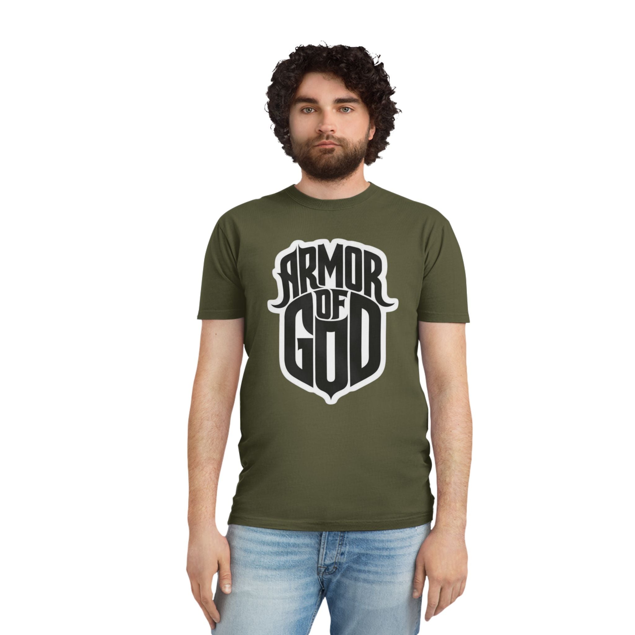 Armor of God T‑Shirt — Christian Faith Shield Tee