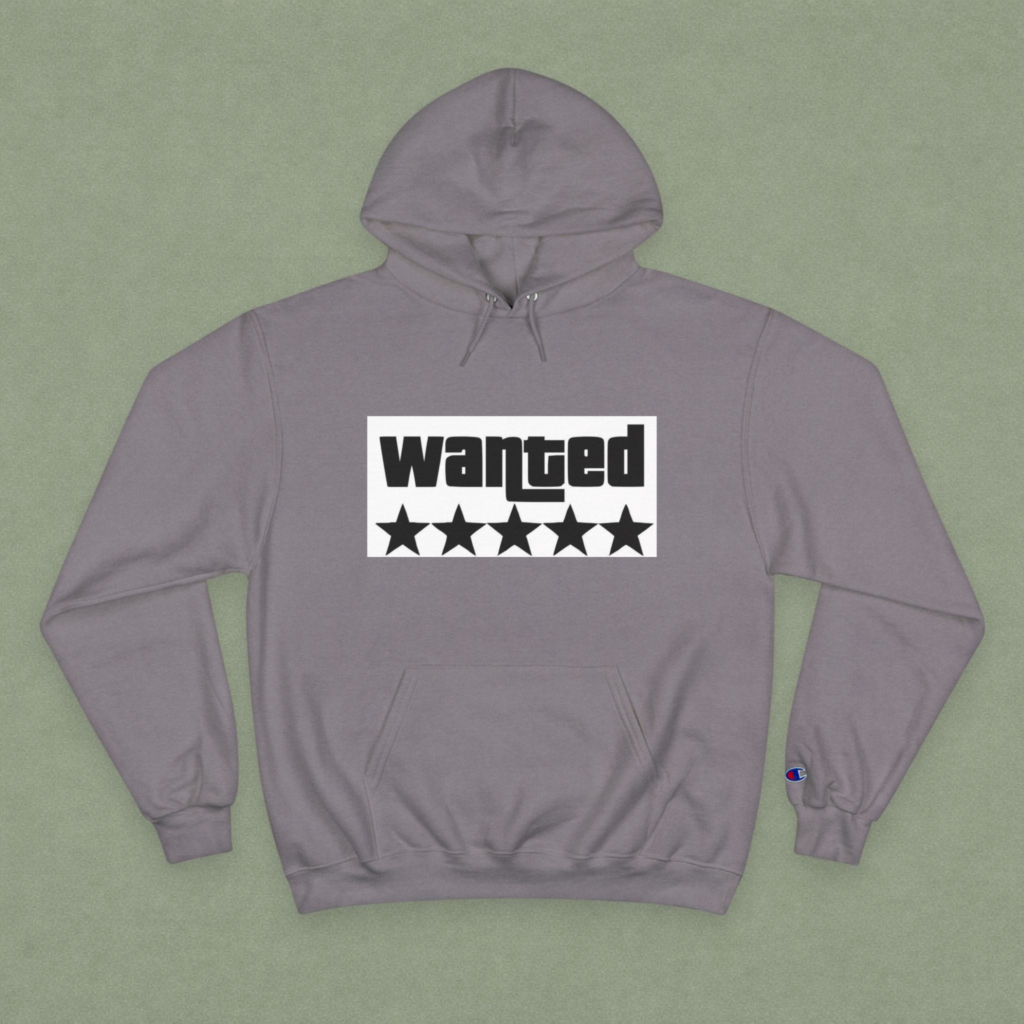 Wanted Five-Star Hoodie — Graphic Champion Pullover