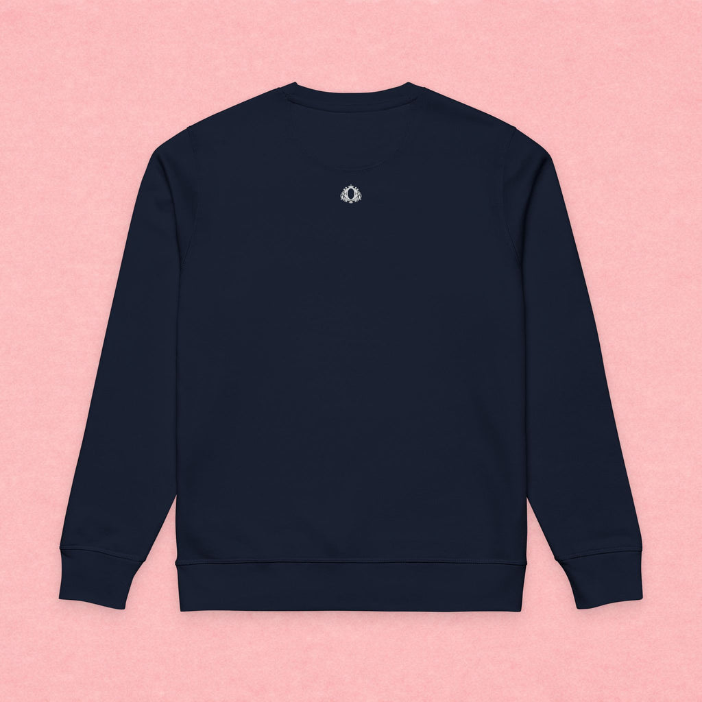 Sweatshirt — 'AURA' Rock Logo Organic Crewneck