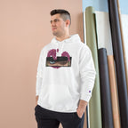 Dragon Eye Hoodie — Anime-Inspired Champion Hoodie with Pink Dragon Graphic