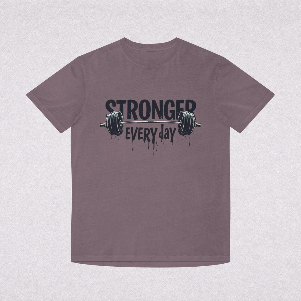 Stronger Every Day T-Shirt — Weightlifting Motivational Gym Tee