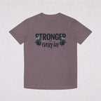 Stronger Every Day T-Shirt — Weightlifting Motivational Gym Tee