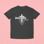 Rooted in Christ T-Shirt — Colossians 2:7 Christian Faith Tee
