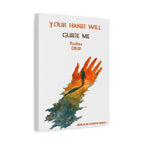 Your Hand Will Guide Me — Psalm 139:10 Matte Canvas Wall Art
