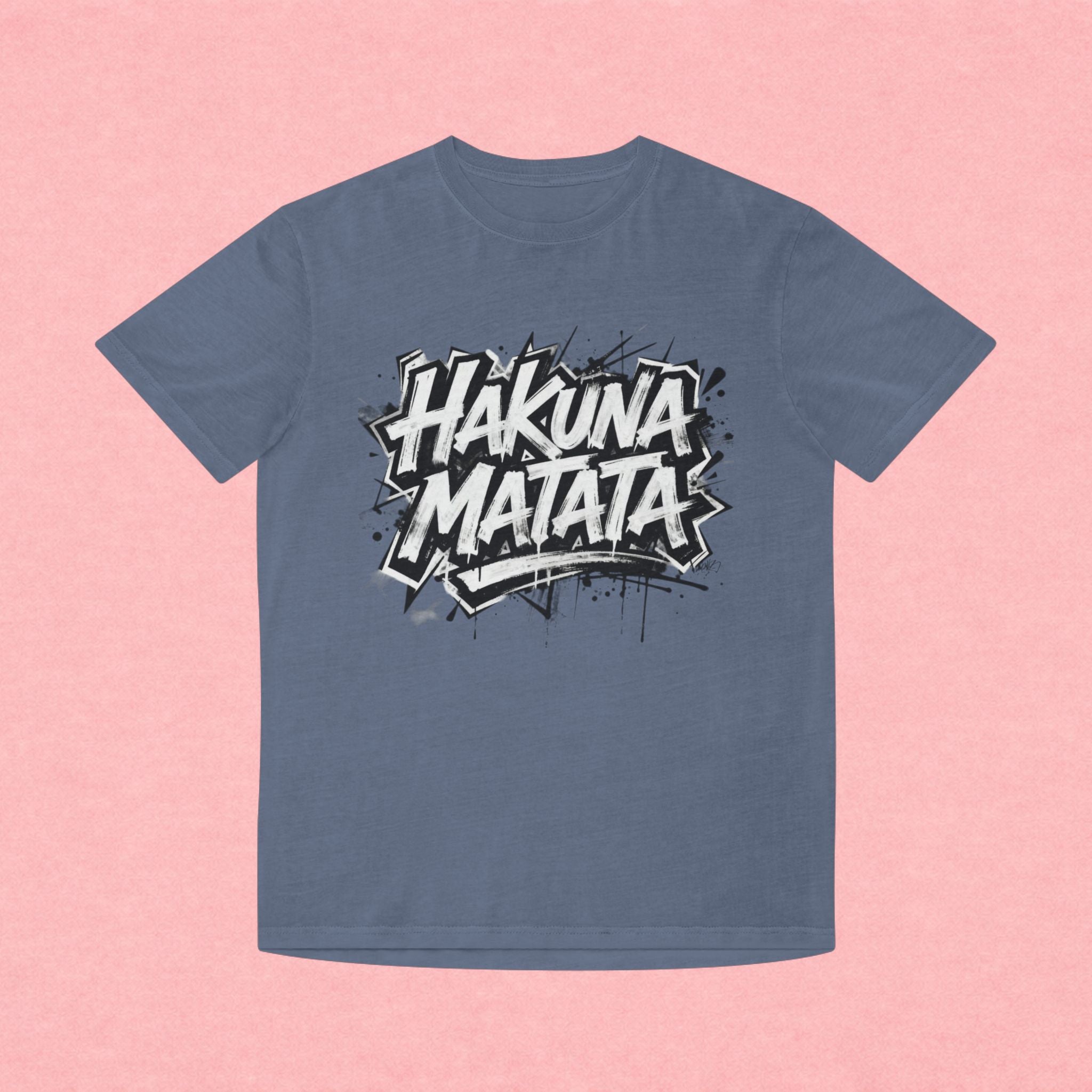 Hakuna Matata Graphic Tee — Retro Graffiti Relaxed T-Shirt