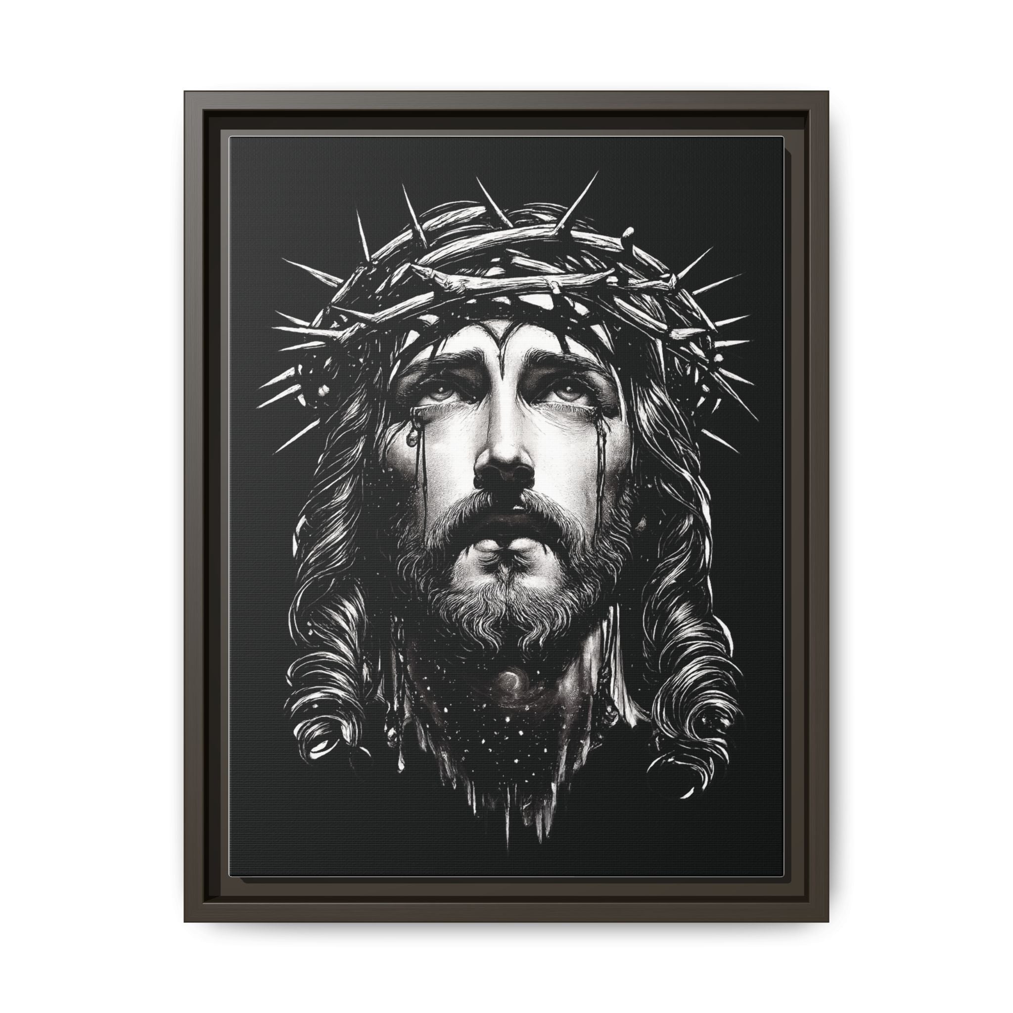 1. The Sacred Gaze (White and Black)