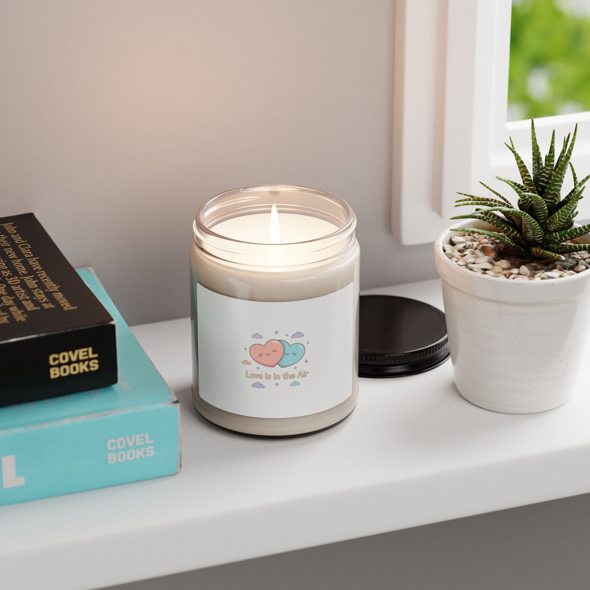Sweeping Hearts Soy Candle, 9oz | Micro-Romance Galentine’s, Self-Love