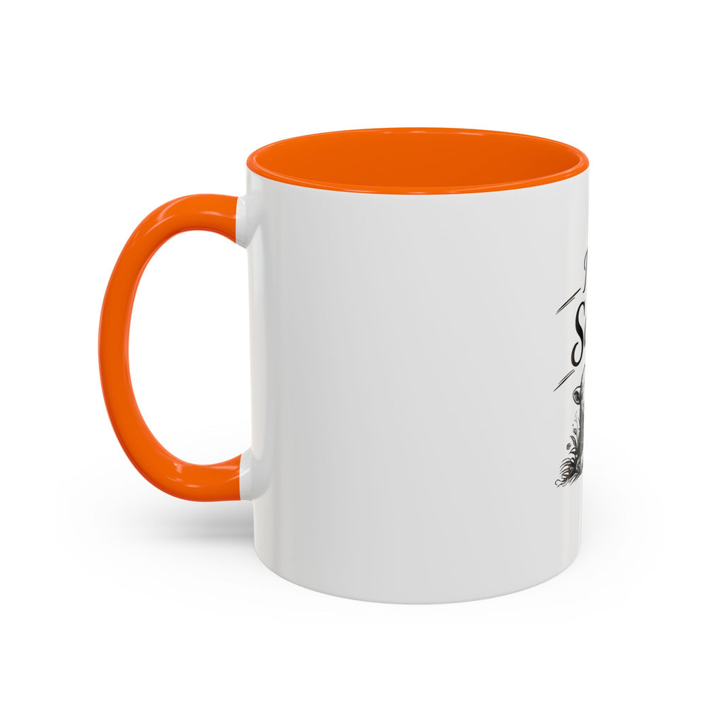 I Am Saved Lamb Coffee Mug — Christian Faith Accent Mug (11/15 oz)