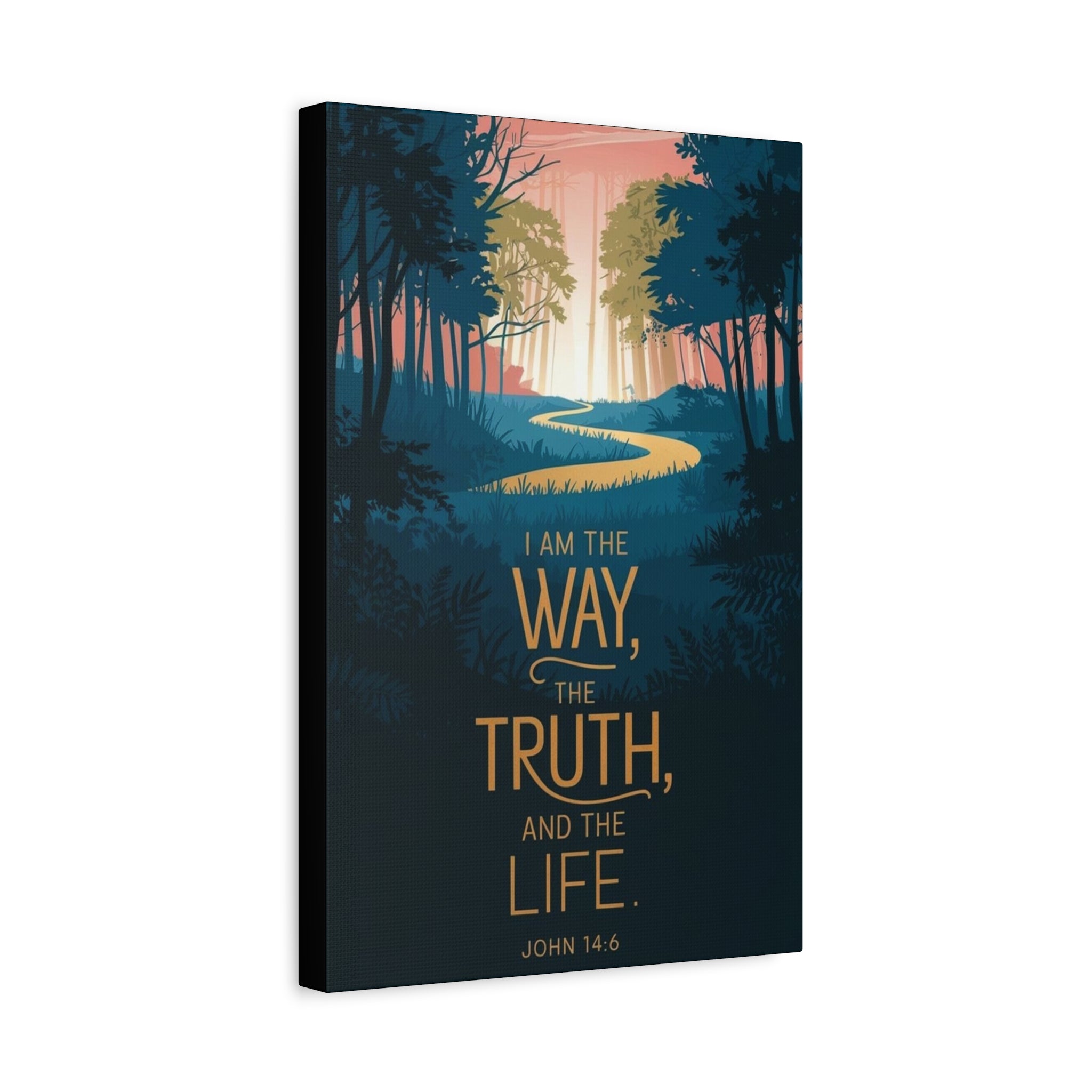 The Way, Truth and Life - Matte Canvas, Stretched, 1.25"