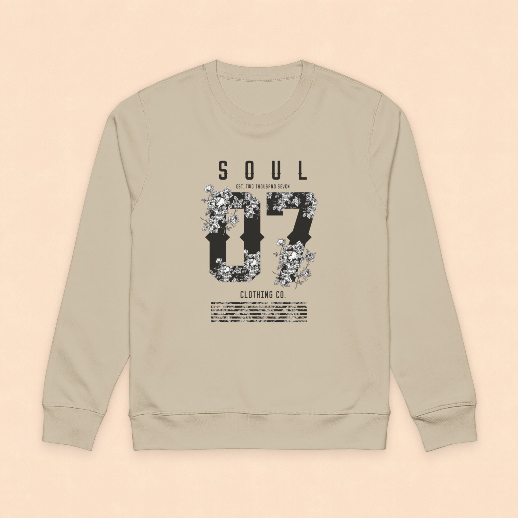 Soul 07 Floral Graphic Sweatshirt