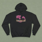 Dragon Eye Hoodie — Anime-Inspired Champion Hoodie with Pink Dragon Graphic