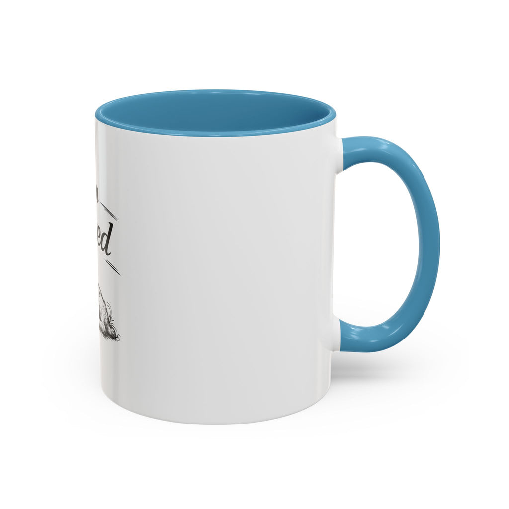 I Am Saved Lamb Coffee Mug — Christian Faith Accent Mug (11/15 oz)