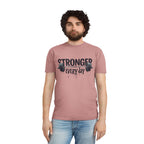 Stronger Every Day T-Shirt — Weightlifting Motivational Gym Tee