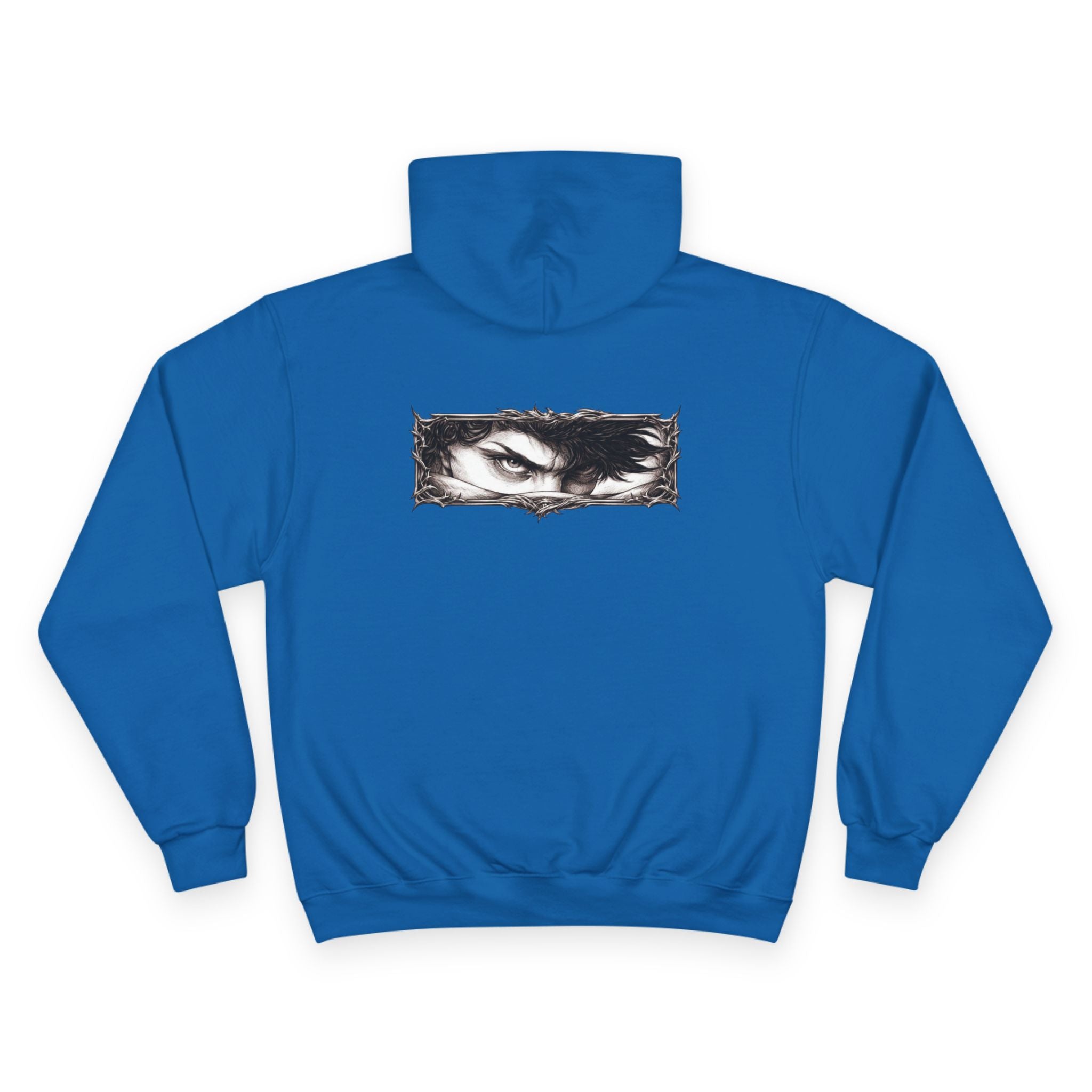 Eyes of the Champion Hoodie — Intense Gaze Graphic Pullover