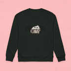 Realistic Portrait Sweatshirt — ‘Realistic’ Graphic Organic Crewneck