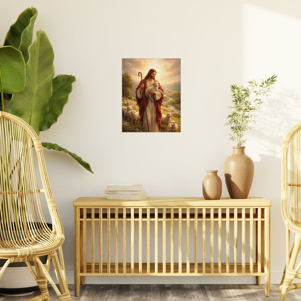 Jesus the Good Shepherd - Religious Christian Wall Art