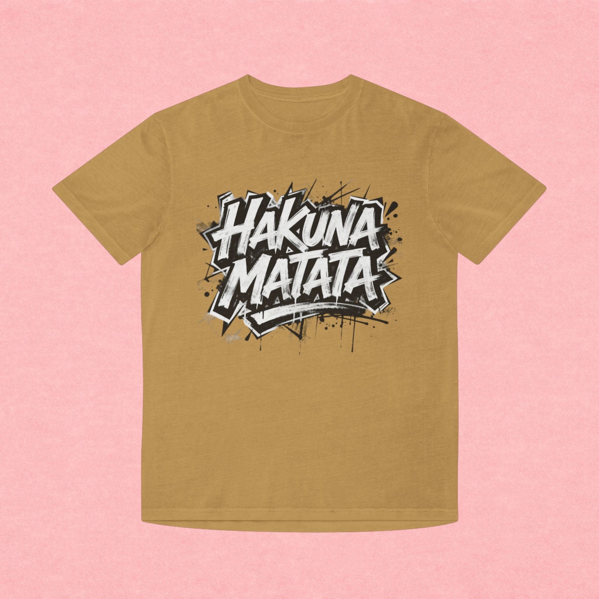 Hakuna Matata Graphic Tee — Retro Graffiti Relaxed T-Shirt