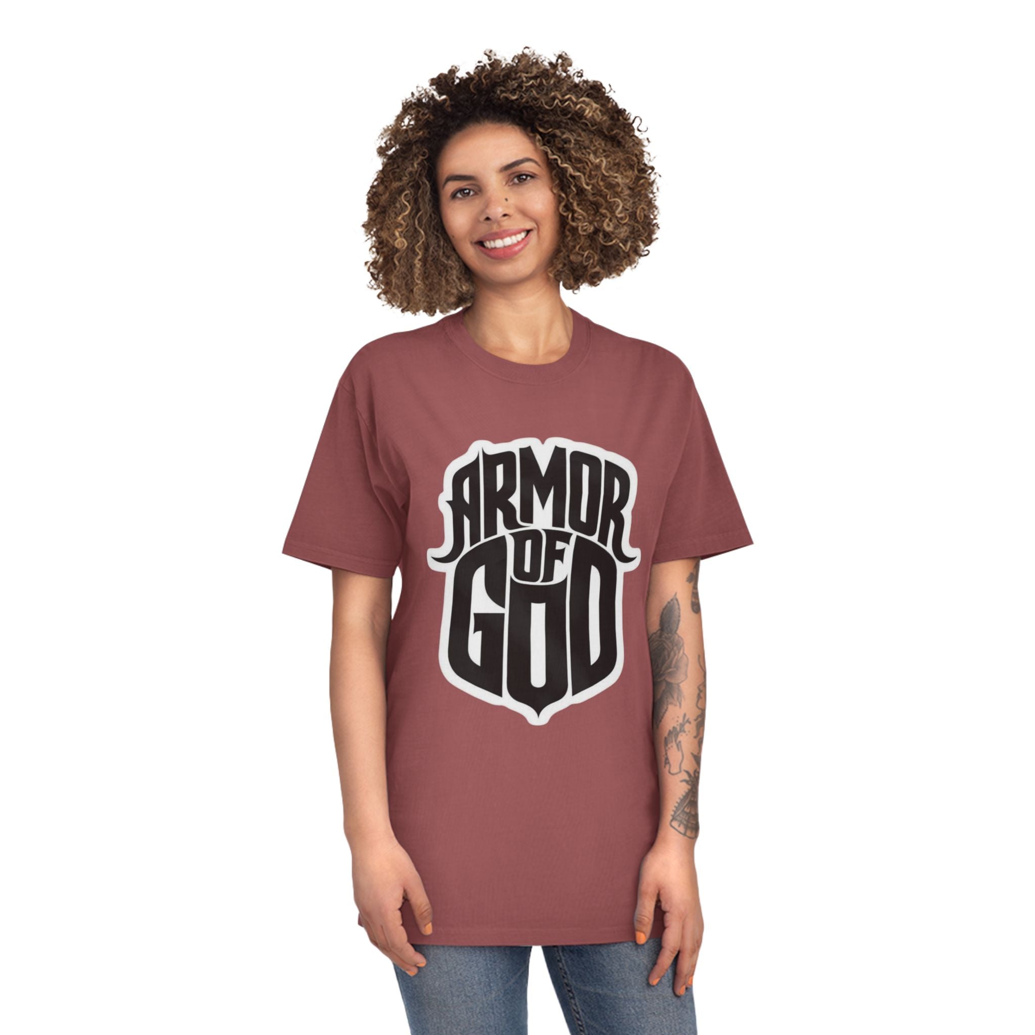Armor of God T‑Shirt — Christian Faith Shield Tee