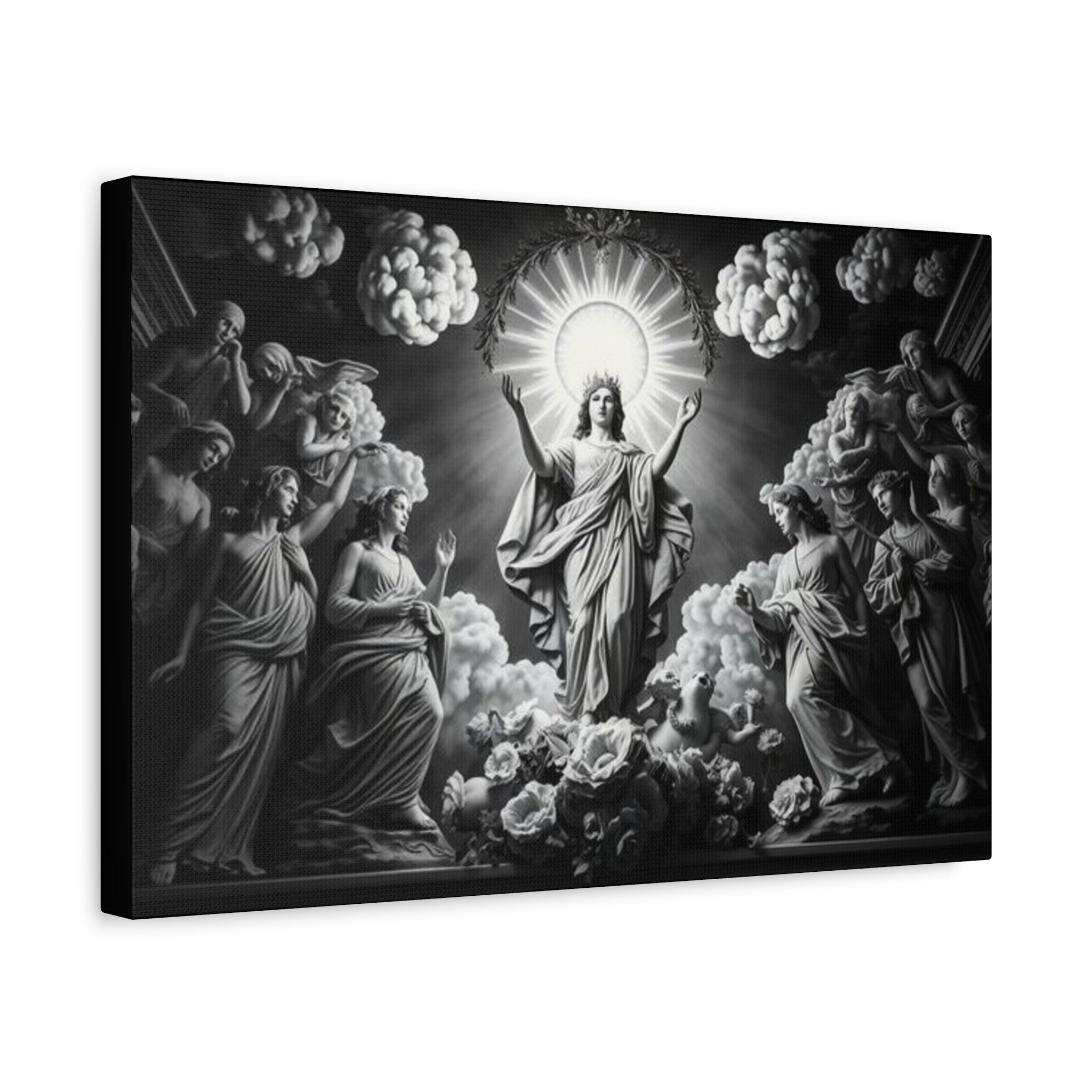 Resurrection Jesus Matte Canvas Wall Art — Stretched Religious Christian Print