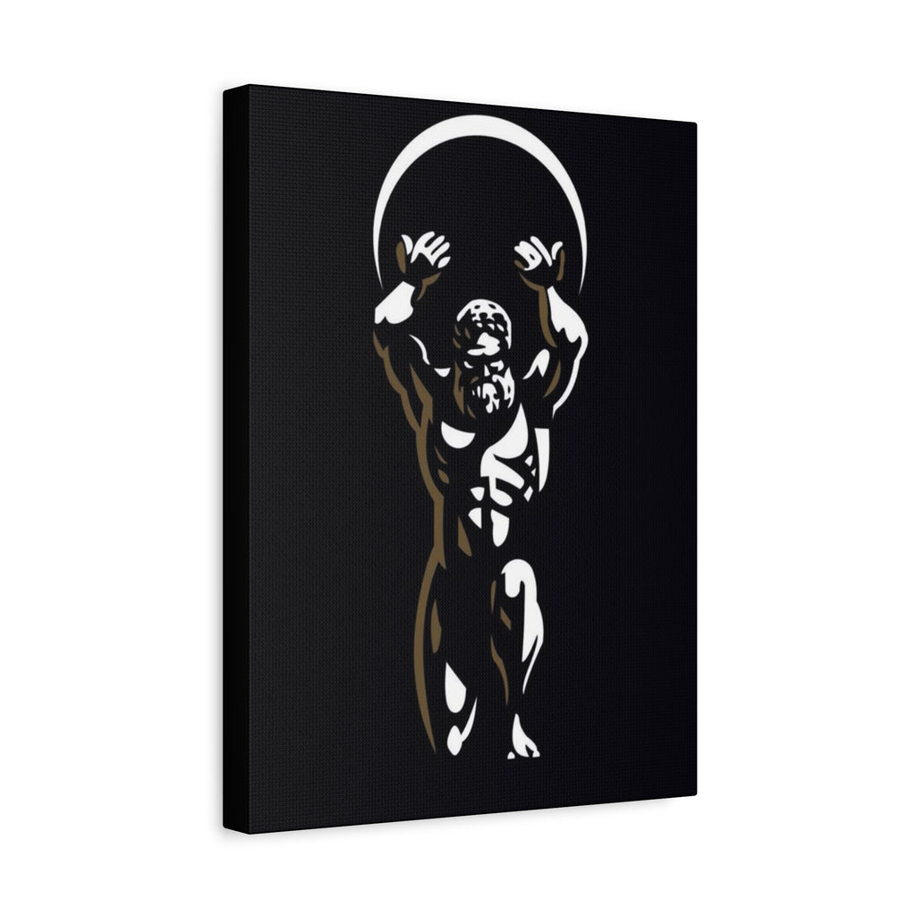 Atlas Mythology Canvas Print — Stretched Matte Wall Art