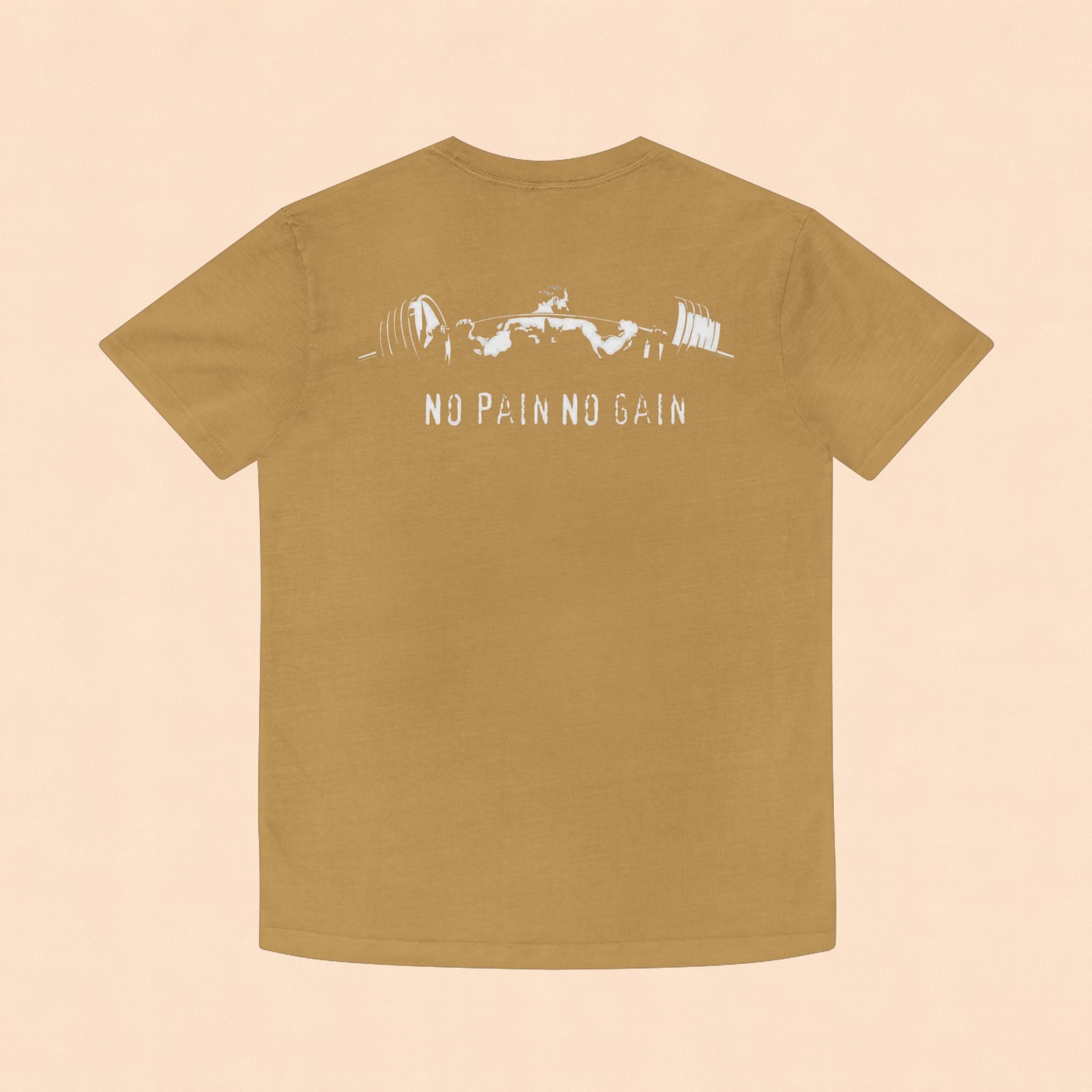 No Pain No Gain Faded Tee — Vintage Gym Workout Shirt
