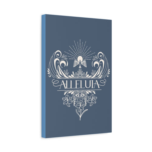 Alleluia Religious Wall Canvas — Matte Stretched Faith Art